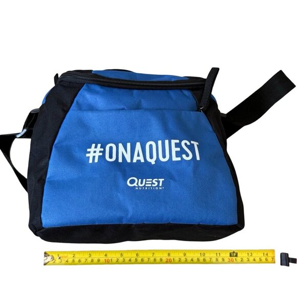 Quest Nutrition ONAQUEST Blue Insulated Cooler Lunch Bag - Picture 4 of 7